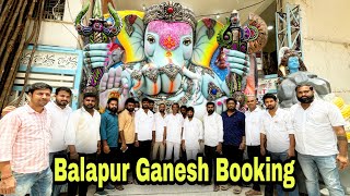 Balapur Ganesh Booking😱  Balapur Ganesh Mandapam 2024 Special Style  LaxmiNarayan Singh Kalakar [upl. by Sharp]