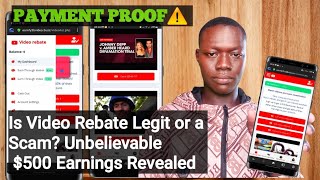 Is Video Rebate Legit or a Scam Unbelievable 500 Earnings Revealed [upl. by Neeluqcaj]