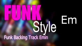 Funk Guitar Backing Track Em 107 Bpm Highest Quality [upl. by Airla]