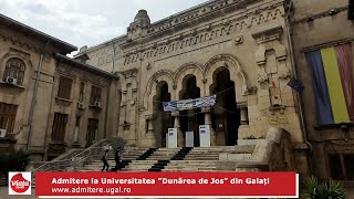 Sesiune de admitere la Universitatea quotDunărea de Josquot din Galaţi [upl. by Wilkinson10]