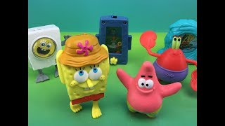 SPONGEBOB SQUAREPANTS BURGER KING TOY COLLECTION [upl. by Etnuhs]