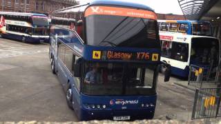 Stagecoach X76 In Kilmarnock Bus Station [upl. by Arbua]