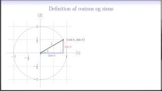 Trigonometri L1  Definition af sinus og cosinus [upl. by Doubler]