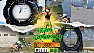 MY NEW RUSH  GAMEPLAY GOD LEVEL M24 1V8 CONQUEROR LOBBY 😱 MY SMART PHONE📱 REDMIK50 bgmi [upl. by Anisamoht]