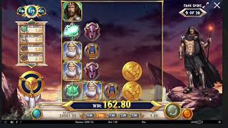 Rise of Olympus 100 SUPER MEGA WIN Play n go [upl. by Ellehcam293]