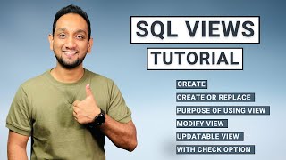 SQL Views Tutorial  VIEWS in SQL Complete Tutorial [upl. by Akemrehs]