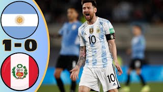 Football Match  Argentina vs Peru 10 🔥 • Highlights and All Goals 2024 [upl. by Elke558]