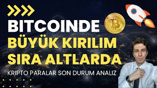 Bitcoindeki Para Altcoinlere Akmaya Başlayacak  Kriptoda Kritik Süreç Geride Kalıyor [upl. by Lednic]