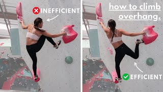 How to Climb Overhang 2 KEY Techniques EVERY Beginner Climber Needs to Know [upl. by Sherl]