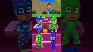 PJ Masks  CatBoy 🆚 Gekko X Dance Song Tiles Hop EDM Rush shorts [upl. by Ramos341]