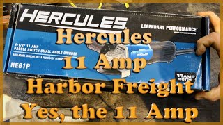 Hercules 11 Amp 4 12 inch angle grinder review [upl. by Neersan]