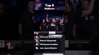 Top 5 WALKOUTS in the UFC ufc mma 👊🔥 [upl. by Levram]