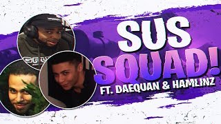 YOUR FAVORITE SQUAD RETURNS HILARIOUS GAME Ft DAEQUAN amp HAMLINZ Fortnite BR Full Match [upl. by Seilenna464]