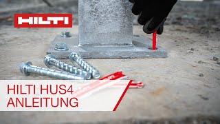 Hilti HUS4 Verbundanker  Anleitung [upl. by Hayse60]