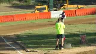 ivan mauger 72years old riding a 1951 speedway bike broadford HD [upl. by Gosser]