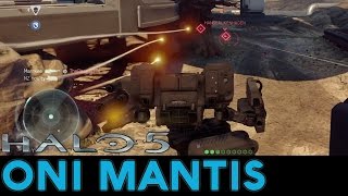 Halo 5 Guardians  Legendary Vehicle Showcase  ONI Mantis [upl. by Anohsal790]