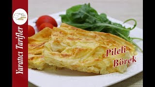 PİLELİ BÖREK TARİFİ  PATATESLİ YUFKA BÖREĞİ  MUTFAK TV [upl. by Annalla]