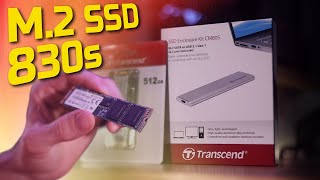 Transcend M2 SSD 830S amp Enclosure Kit [upl. by Piwowar]