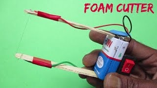 Foam Cutter  How To Make Hot Wire Foam Cutter At Home [upl. by Garneau95]