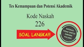 Langka Pembahasan TPA Numerik SBMPTN 2017 [upl. by Ocisnarf527]