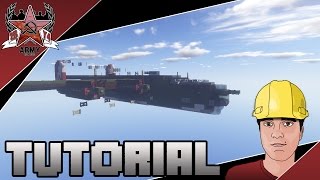 Minecraft WW2 B24 Liberator Heavy Bomber Tutorial [upl. by Cadman582]