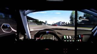 Assetto Corsa im Rennsimulator 180cm Surround Display kurtz angespielt [upl. by Naimerej40]