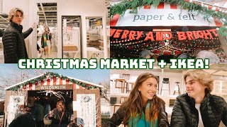 Christmas market  ikea run vlogmas day 5 [upl. by Elamor532]