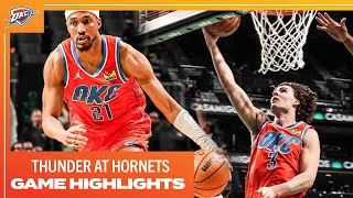 OKC Thunder at Charlotte Hornets  Game Highlights  April 7 2024 [upl. by Eilyk]