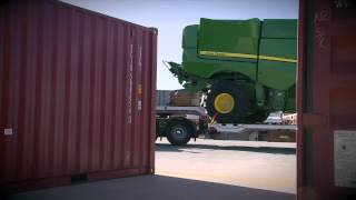 Haulmark Widener with John Deere S680 [upl. by Esineg]