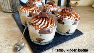 TIRAMISU KINDER BUENO FACILE [upl. by Enna]