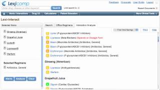 Lexicomp Online for Dentistry  Dental Alerts  Interactions [upl. by Airalednac488]