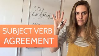 Subject Verb Agreement  English Grammar Course ESL Class [upl. by Sheryl]