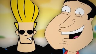 Johnny Bravo vs Quagmire Epic Rap Battles of Cartoons Season 3 [upl. by Enamrej]