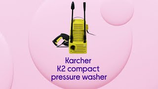 Karcher K2 Compact Pressure Washer  110 bar  Product Overview [upl. by Allerus]