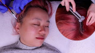 ASMR Detailed Scalp Check Sensory Testing amp Head Massage [upl. by Epp707]