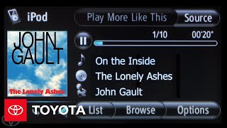 HowTo Display Audio with Entune®  Connect iPod®  Toyota [upl. by Sidoma980]