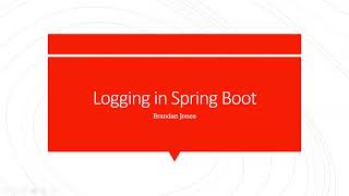 Overview of Logging Best Practices Example in Spring Boot  IDEA [upl. by Htebizile]