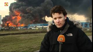 Brand in Moerdijk extra uitzending [upl. by Atilol]