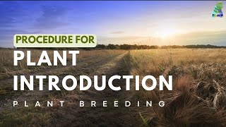 Procedure for Plant Introduction agriculture [upl. by Beedon202]