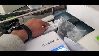 طريقة فحص هرمون TSH بواسطة ELIZA Caset of iChroma 2023 Using ichroma device to do TSH Test Biomed [upl. by Llewop142]