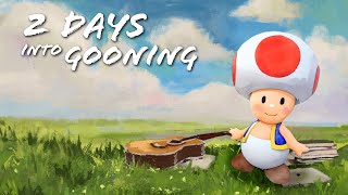 toad sings 2 days into gooning FULL SONG 2 days into college brain rot cover complete lyrics [upl. by Kylstra]