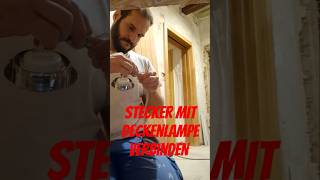 Deckenlampe mit dem Stecker verbinden youtubecreatorcommunity [upl. by Aarika]