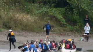 Canoe Races at the Cranberry Festival in Fort Langley [upl. by Javler]