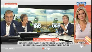 Alsina en Espejo Público quotMe parece peligroso vincular la inmigración irregular con inseguridadquot [upl. by Photina191]