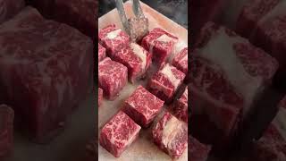 The Wagyu Steak Thats Taking the Internet By Storm Cooking It on a Salt Block  village azercay [upl. by Naid]