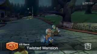 Wii U  Mario Kart 8 Miiverse Tom amp Amy Play Twisted Mansion [upl. by Cerys]