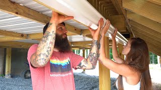 Building An UNDER DECK ROOFING SYSTEM Part 2 [upl. by Delfine]