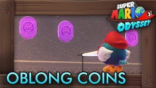 Super Mario Odyssey  All Purple Oblong Coins Bowsers Kingdom [upl. by Sonny]