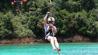 VLOG  The World Longest Zipline by Coral Flyer Sapi Island Sabah [upl. by Jakie]