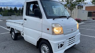 1999 Mitsubishi Minicab Minintruck 4WD 4 Hi 4Lo EFI Airbag PS 26300 miles [upl. by Nedla135]